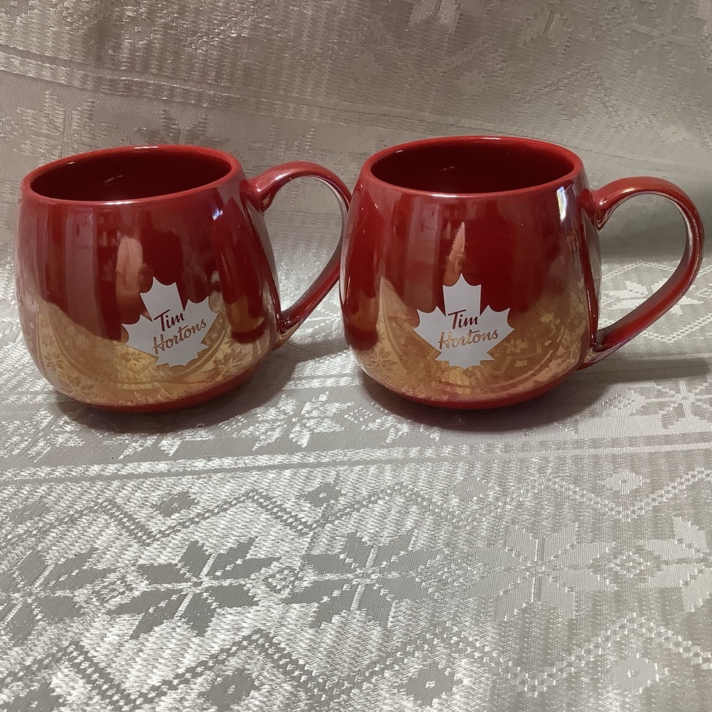 Tim Hortons Mugs. Set of 2  Year 2020